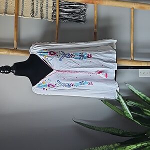 Parker NY Embroidered Blouse